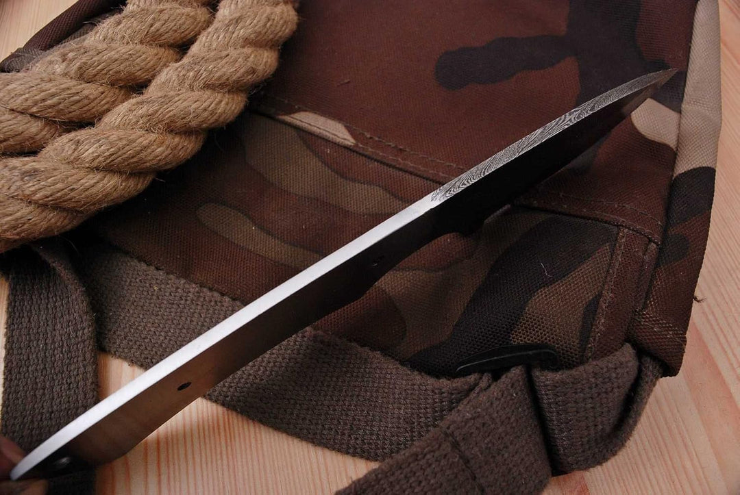 Damast Klinge Handgeschmiedete Damast Rohling Damascus blank blade 968EA