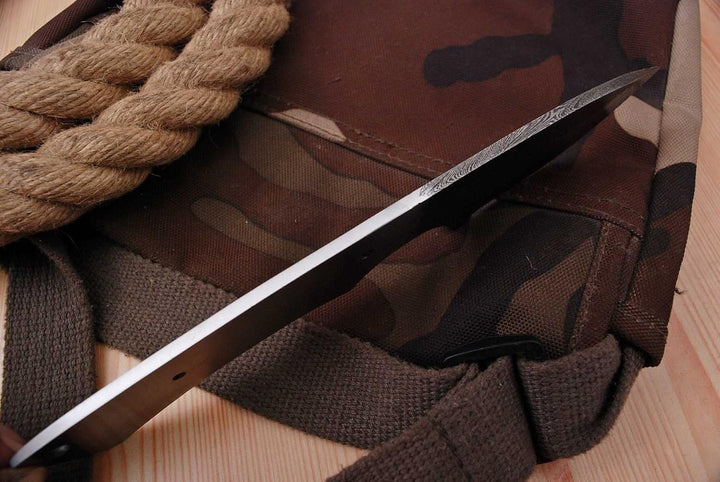 Damast Klinge Handgeschmiedete Damast Rohling Damascus blank blade 968EA