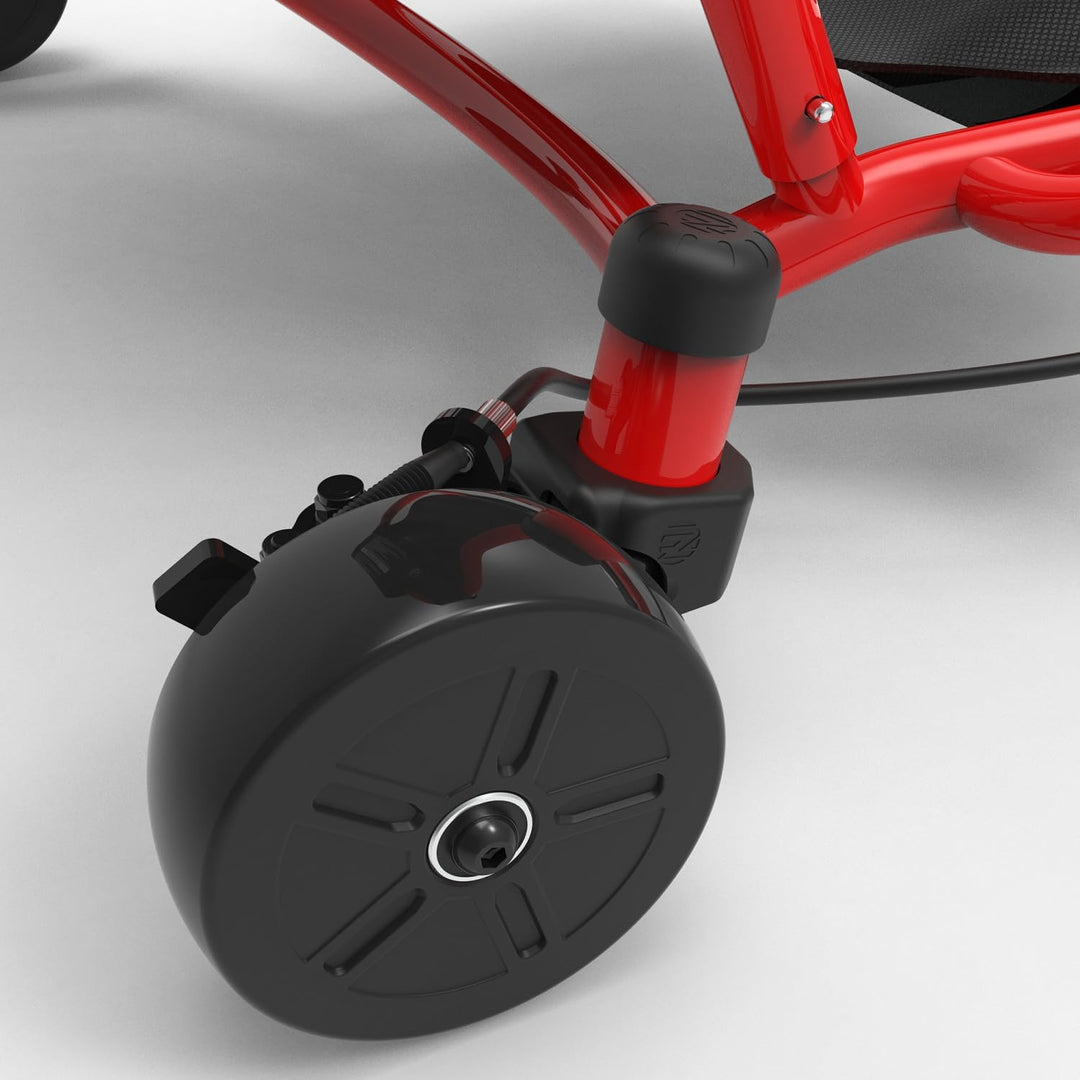 Ezyroller Funfahrzeug Drifter Pro X Jugendliche Erwachsene Dreirad ab 10 Trike (rot), Rot