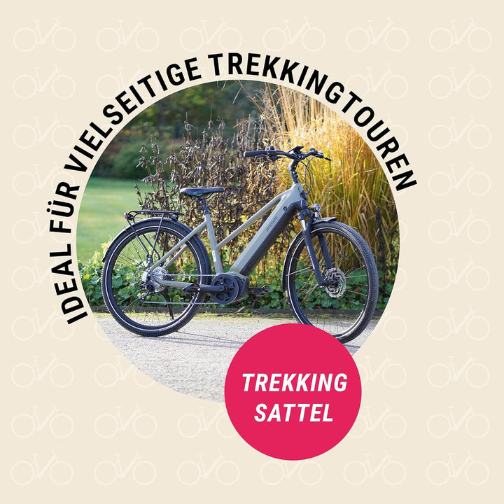 Prophete Wittkop Medicus Twin Sattel | Trekkingsattel | Fahrradsattel | Geleinlage und Elastomerdämp