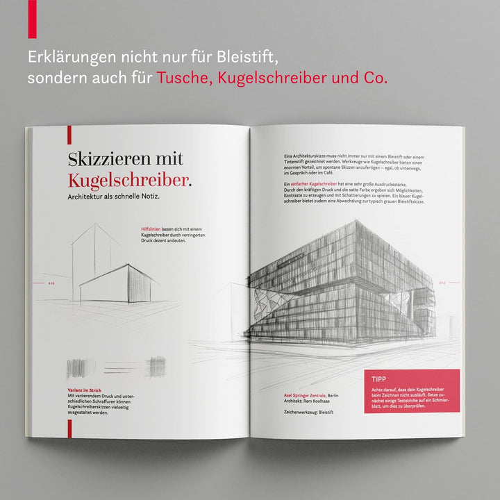 Architektur zeichnen leicht gemacht: Mit leicht verständlichen Anleitungen, vielen Übungen, Tipps un
