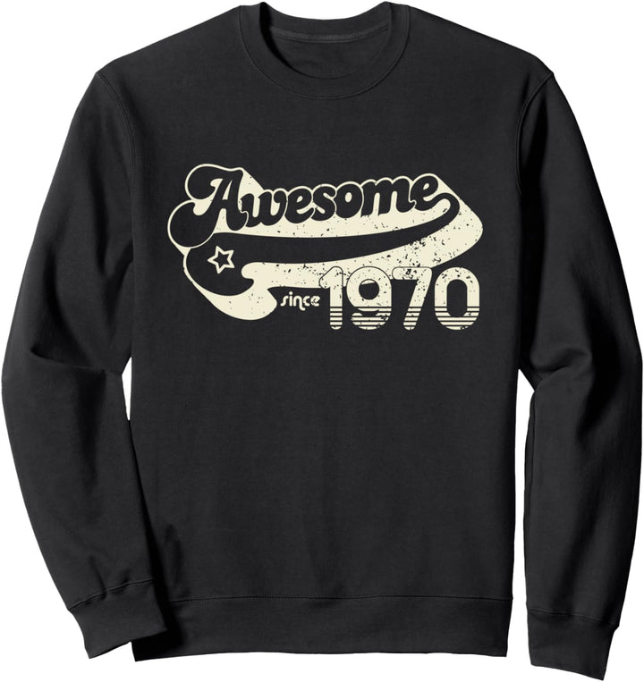 50. Geburtstag Geschenk Vintage 1970 - Fünfzig Jahre Sweatshirt