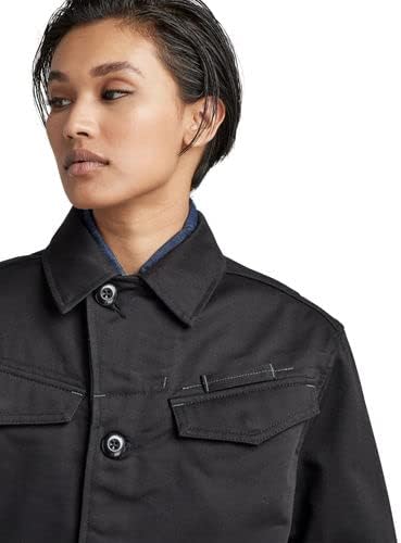 G-STAR RAW Herren Worker Overshirts XS Schwarz (Dk Black D21445-c900-6484), XS Schwarz (Dk Black D21