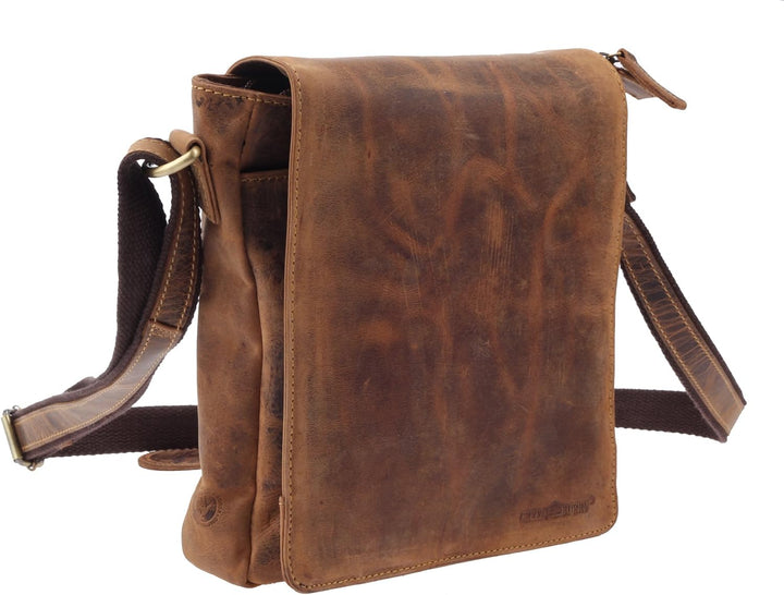 Green Burry Vintage Original Vintage Shoulderbag small 1636, Umhängetasche Braun, Braun