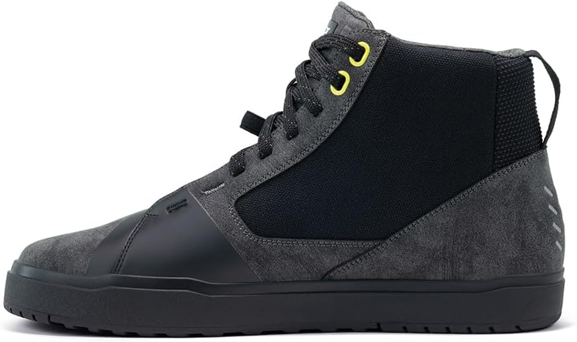 Sidi Arx schwarz Full Black Motorradschuhe CE Velours-Leder Fortex D3O 39 EU, 39 EU