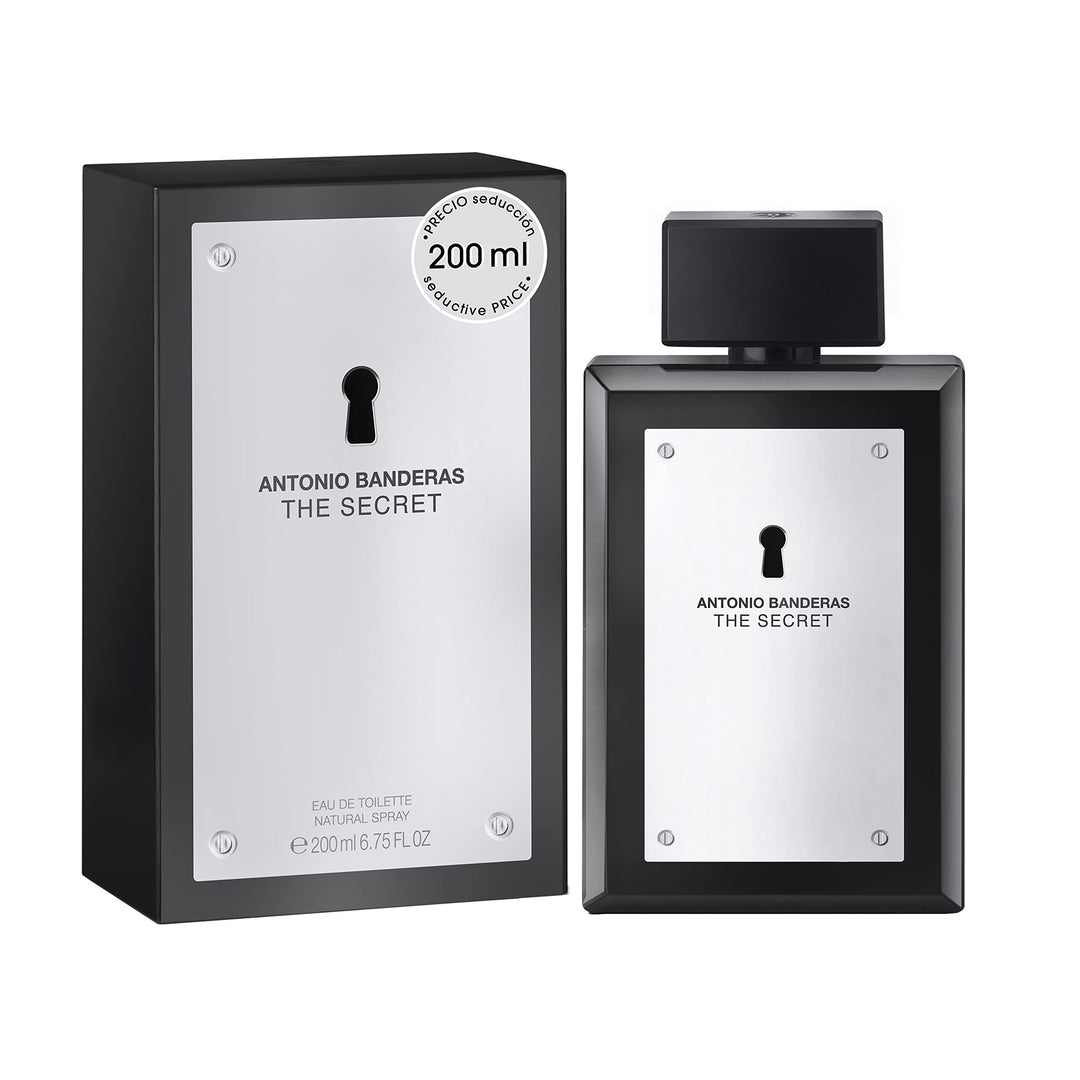 Antonio Banderas Perfumes - The Secret - Eau de Toilette Spray für Herren, Fruchtiger Lederduft - 20