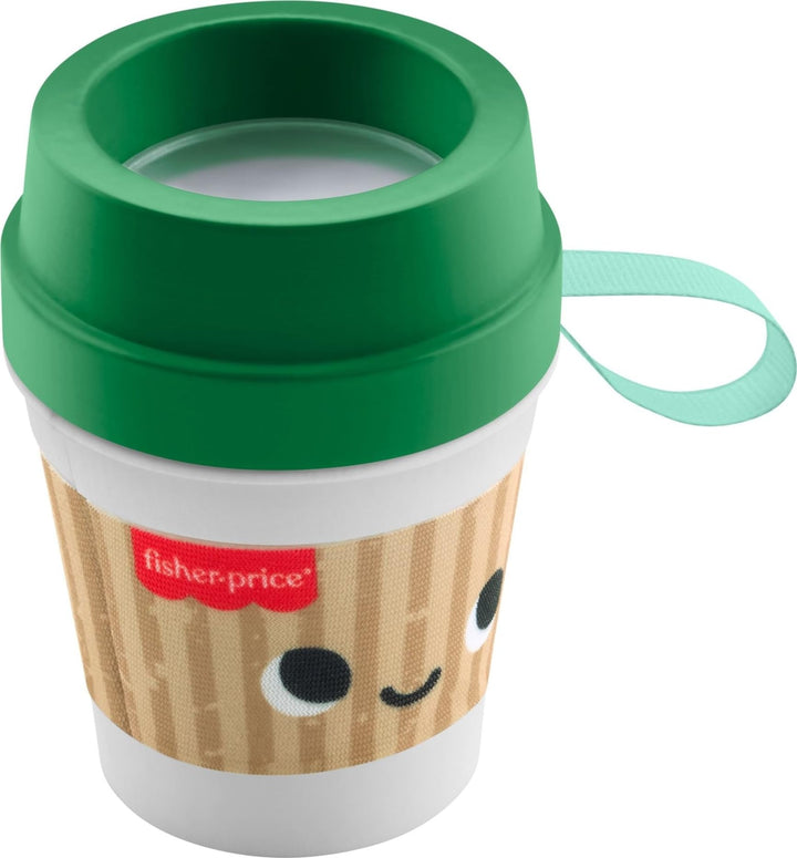 Fisher-Price Babyspielzeug Mini Me Moments Kaffeetasse Beissring Neugeborene Rassel mit BPA-freiem D