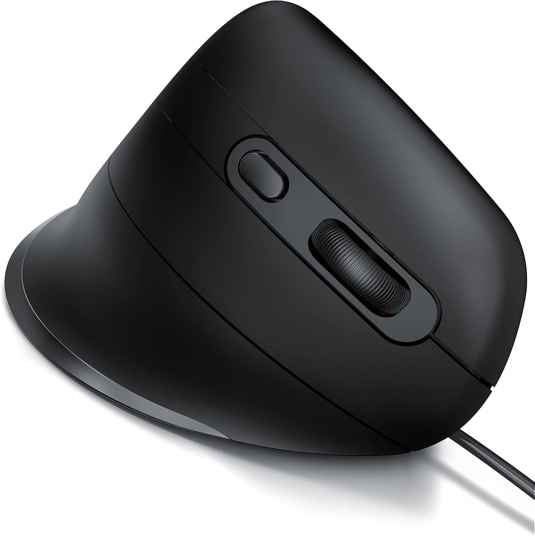 CSL - ergonomische Maus 6400 DPI - neues Modell - Vertikal mit Kabel - USB Vertical Mouse – ergonomi