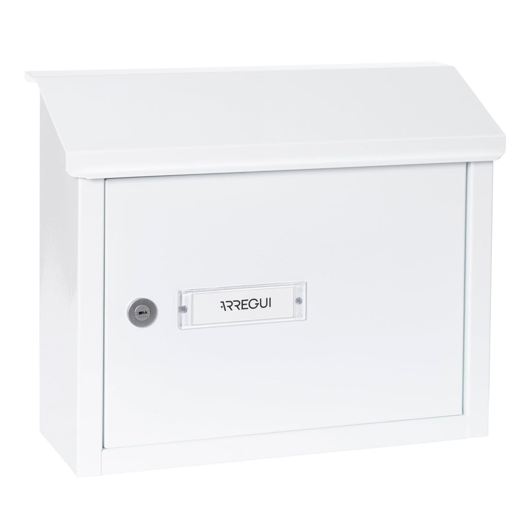ARREGUI V4071 Maxi Durchwurfbriefkasten aus Verzinktem Stahl, Mauerdurchwurf Briefkasten in Grösse M