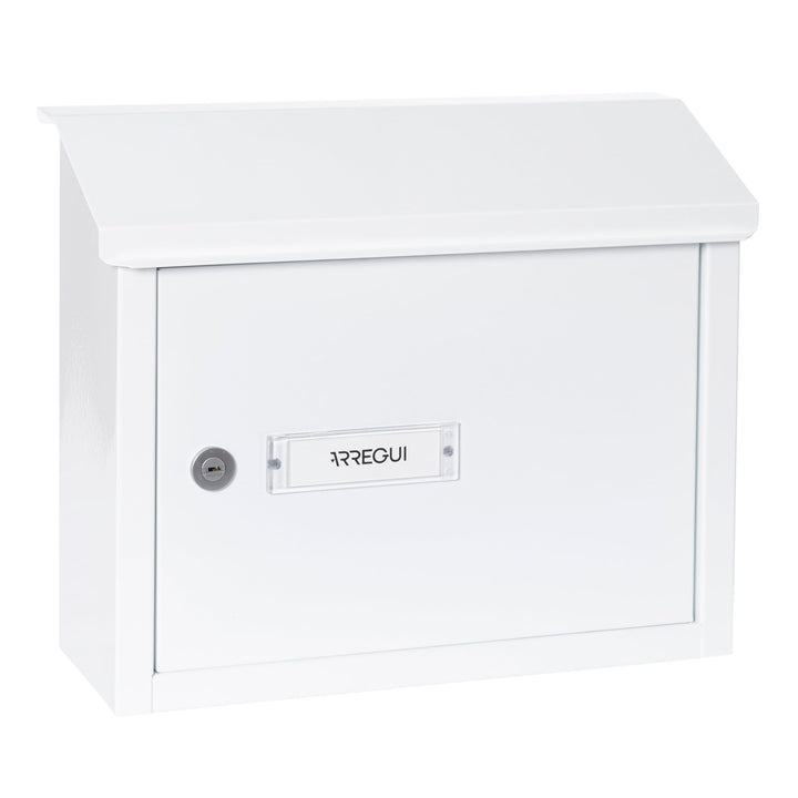 ARREGUI V4071 Maxi Durchwurfbriefkasten aus Verzinktem Stahl, Mauerdurchwurf Briefkasten in Grösse M