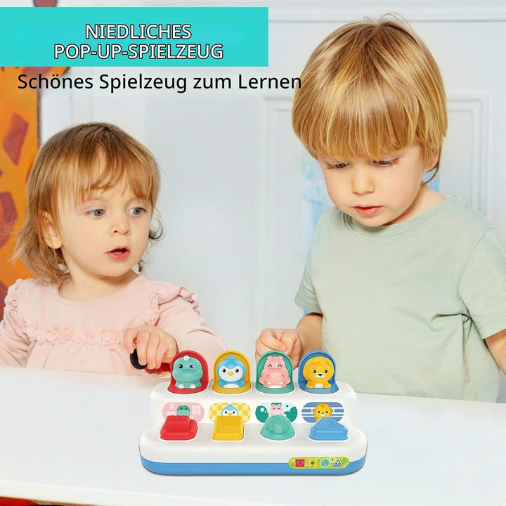 Pop up Baby Spielzeug ab 12 Monate, Montessori Spielzeug ab 1 Jahr Motorikspielzeug ab 6 Monten Früh