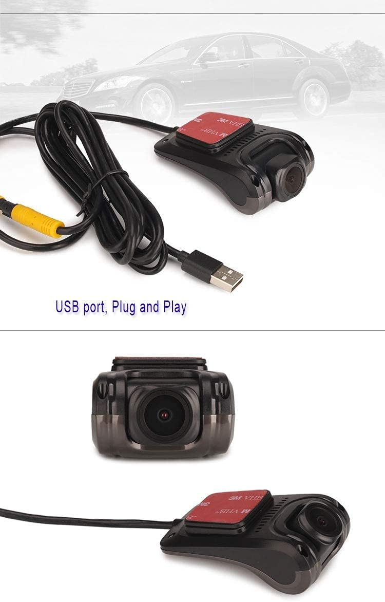 ERISIN HD 1080P 150° Weitwinkel Mini Auto Dashcamera Wasserdicht USB Dashcam Auto DVR Recorder Nacht