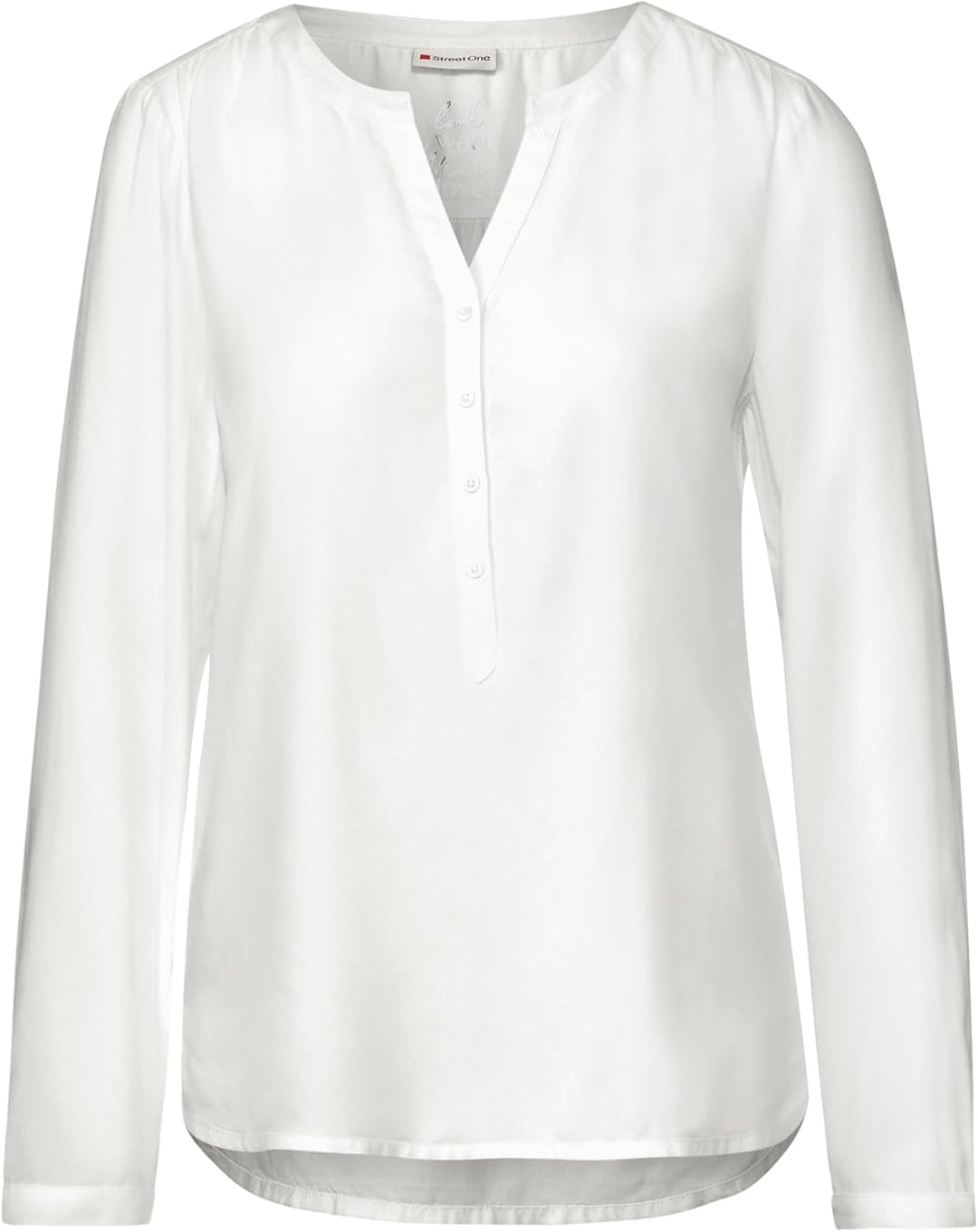 Street One Damen Style Bamika Bluse 36 Off White, 36 Off White