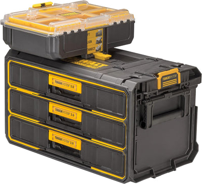 Dewalt ToughSystem 2.0 DWST08330-1 (Modul mit 3 flachen Schubfächern aus schlagfestem Kunststoff, ku