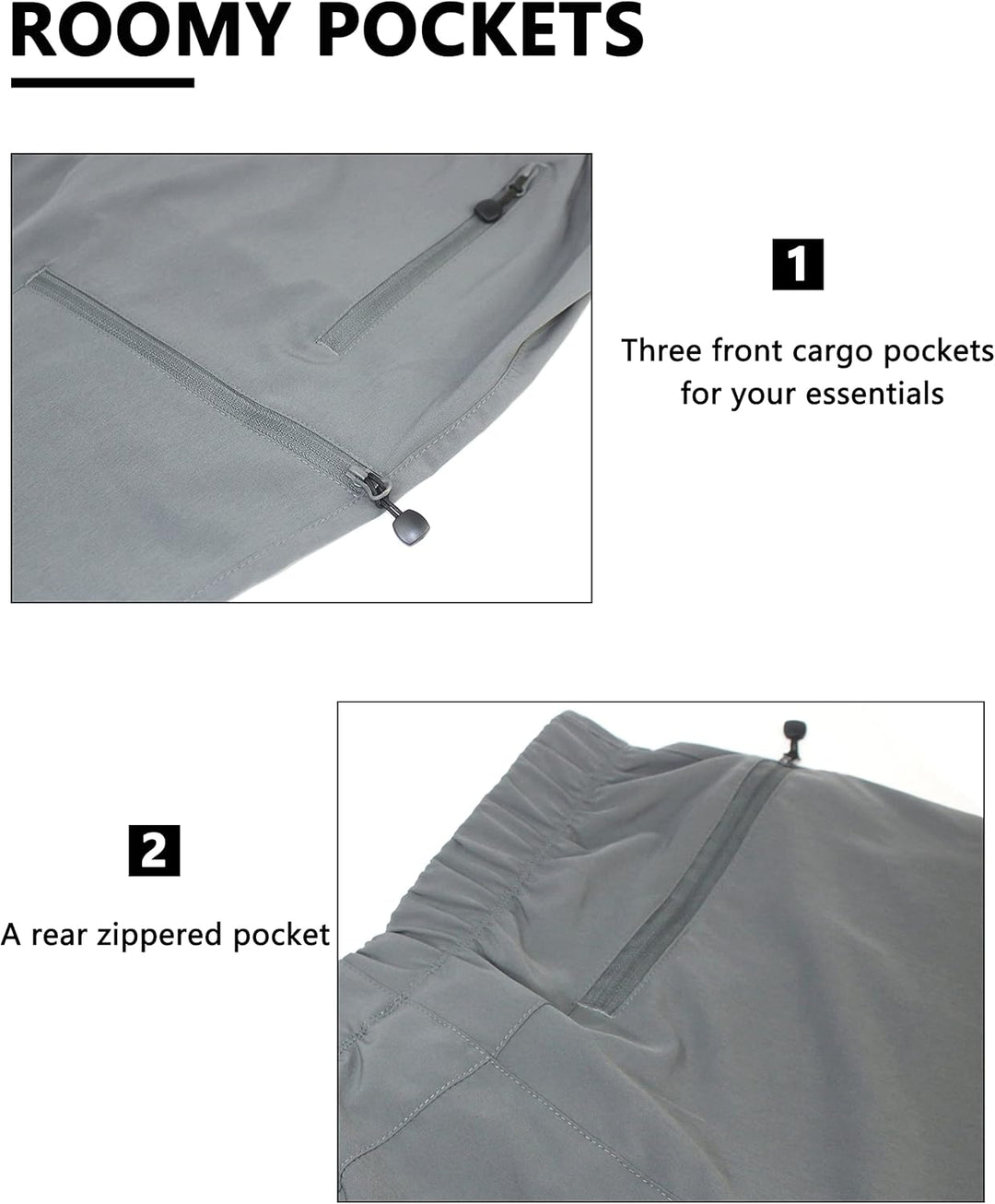 Little Donkey Andy Herren Outdoor Wanderhose Quick Dry 3/4 Capri Shorts Leichte Trekkinghose Wanderr