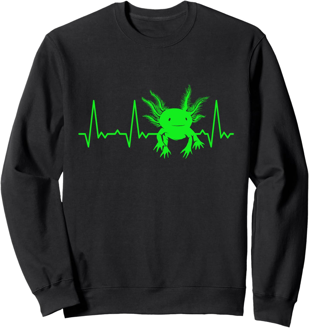 Herzschlag Axolotl Sweatshirt