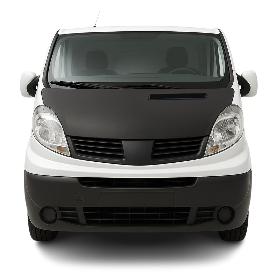 Haubenbra Bonnet Bra Steinschlagschutzmaske kompatibel mit Opel Vivaro Trafic Primastar 1x Komplett