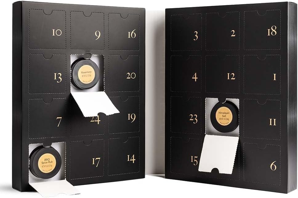 Gewürzkalender Adventskalender 2023 Only Spices Weihnachtskalender für Erwachsene 24 Gourmet Premium