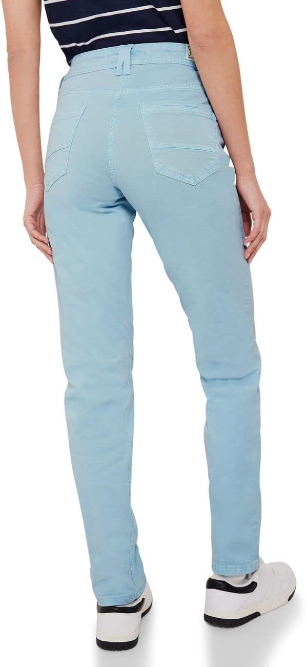 Cecil Damen Baumwollhose Loose 25W / 28L Faded Blue, 25W / 28L Faded Blue
