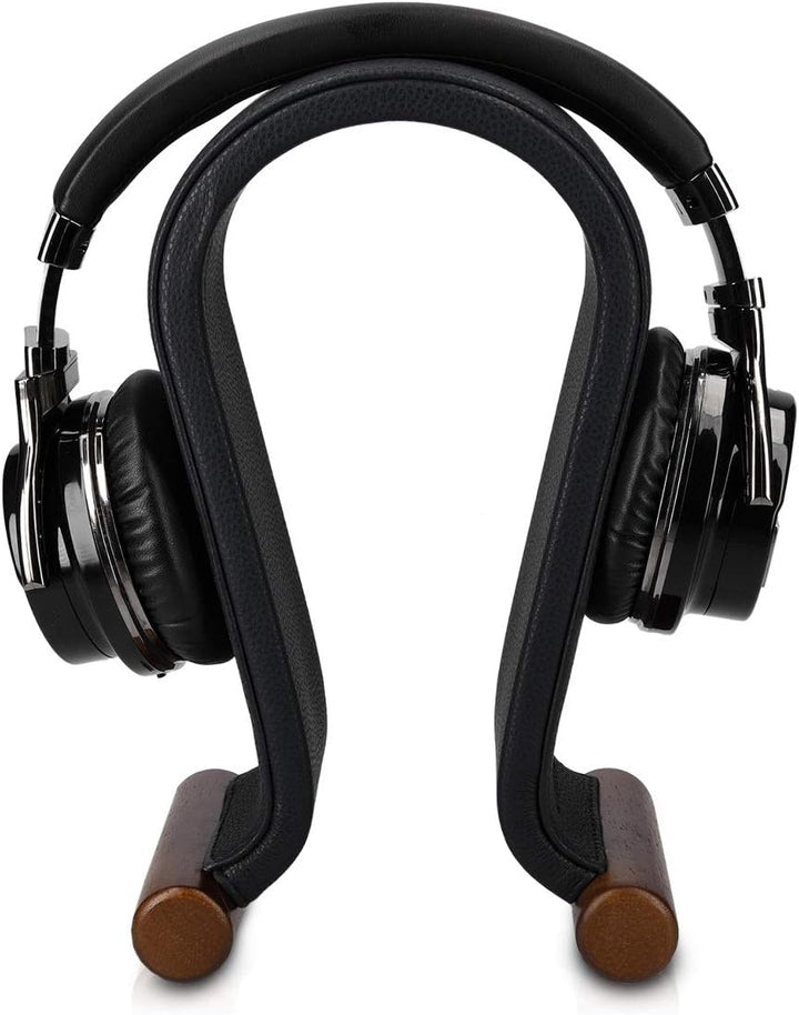 Navaris Universal Kopfhörerständer mit Kunstleder Bezug - Kopfhörer Halter Gaming Headset Halterung