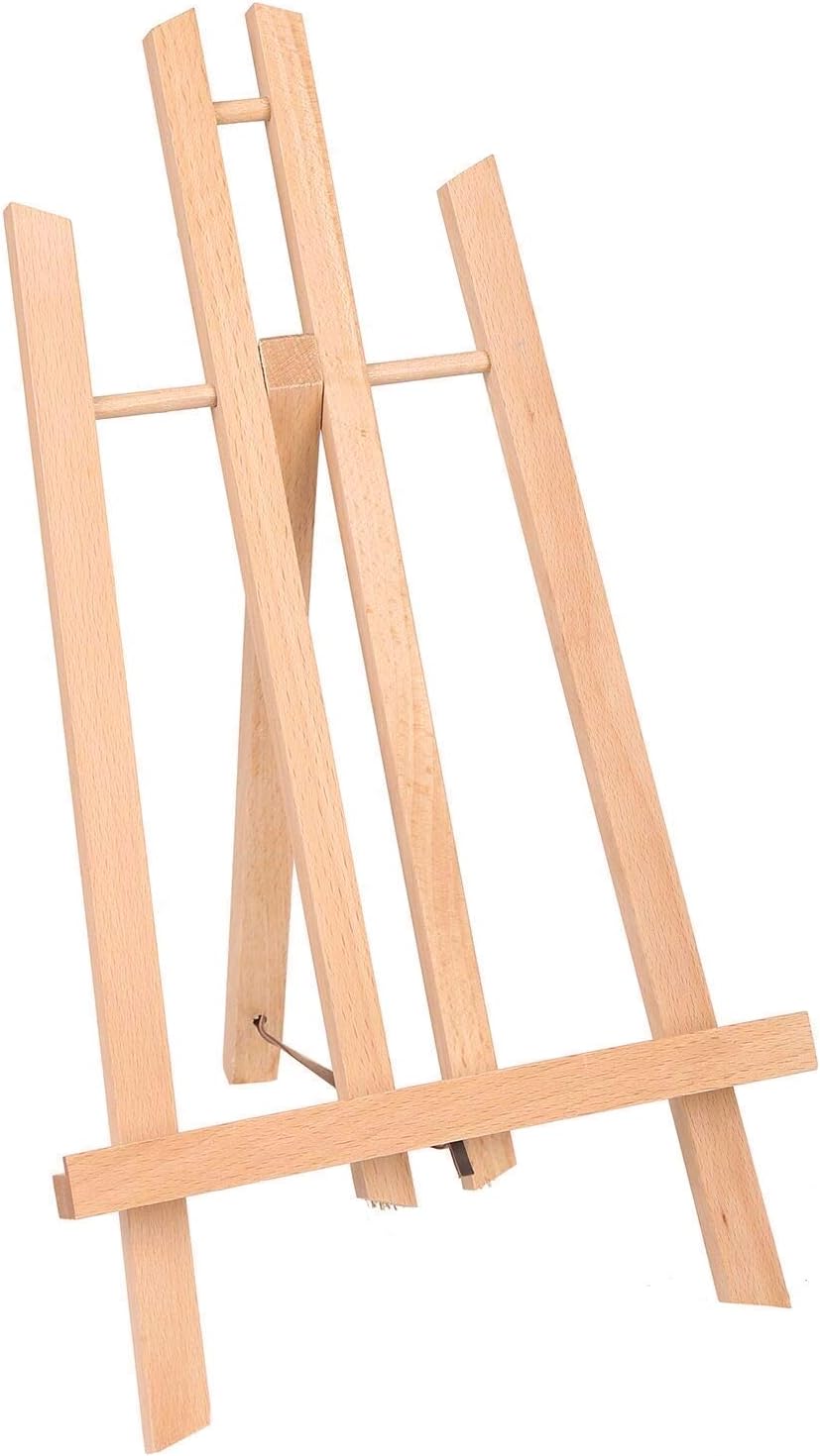 MEEDEN 12 Stück Tischstaffelei Holz, 40 CM Display Staffeleien, Kinder Staffelei Tisch, Bild Ständer