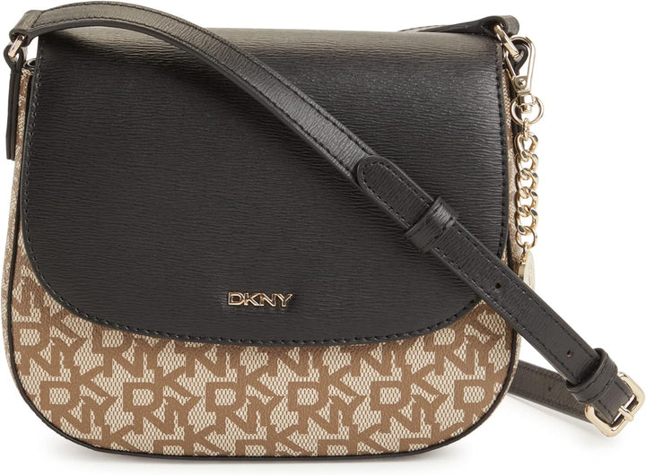 DKNY Damen Bryant Saddle Bag Chino/Black, Chino/Black