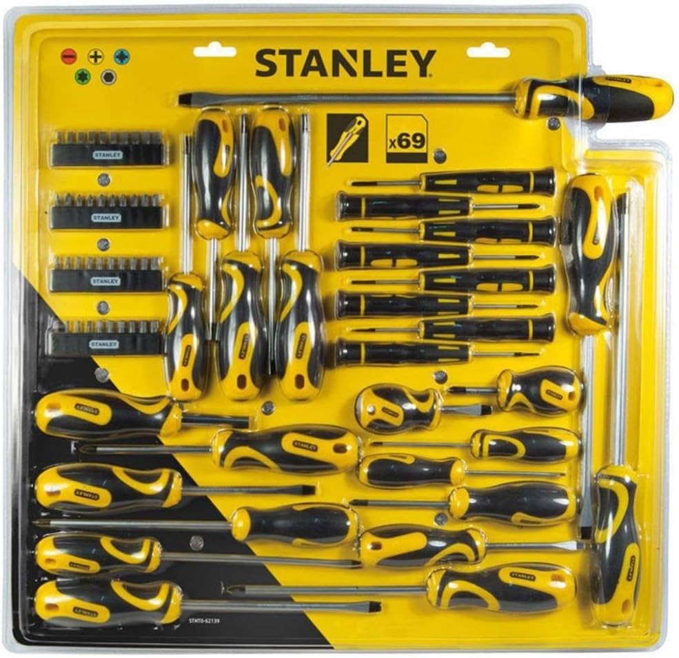 Stanley STHT0-62139 Satz mit 69 Schraubendrehern und Bits