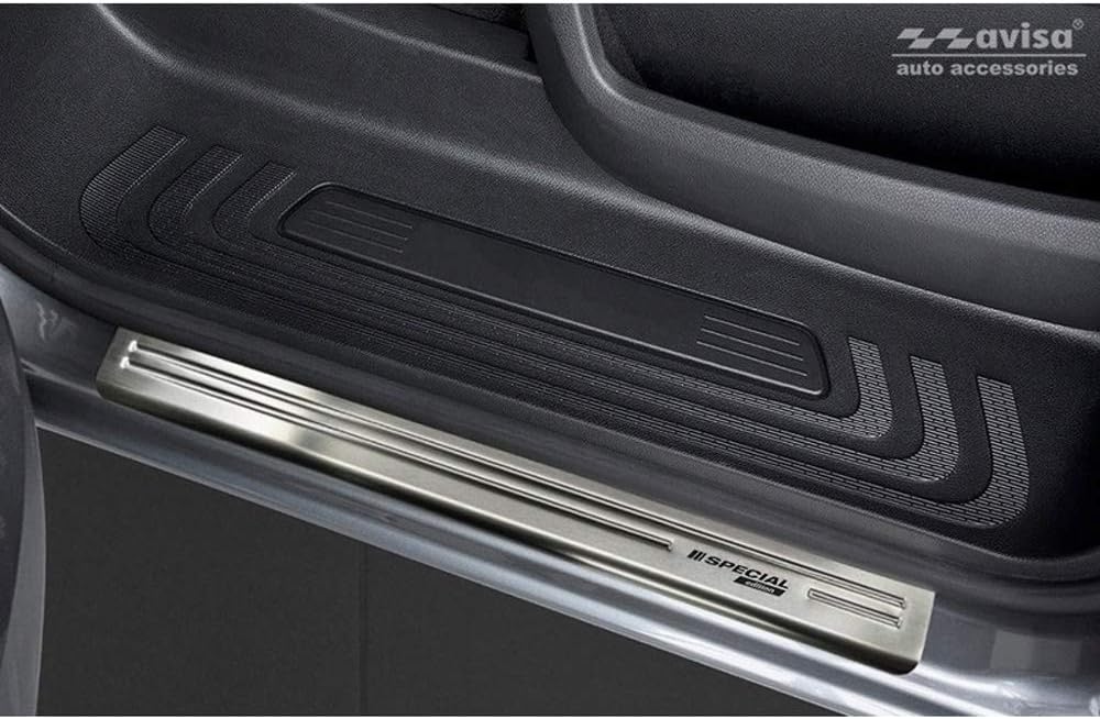 Avisa INOX Door sill Protectors Compatible with Mercedes Vito & V-Class W447 2014- - 'Special Editio
