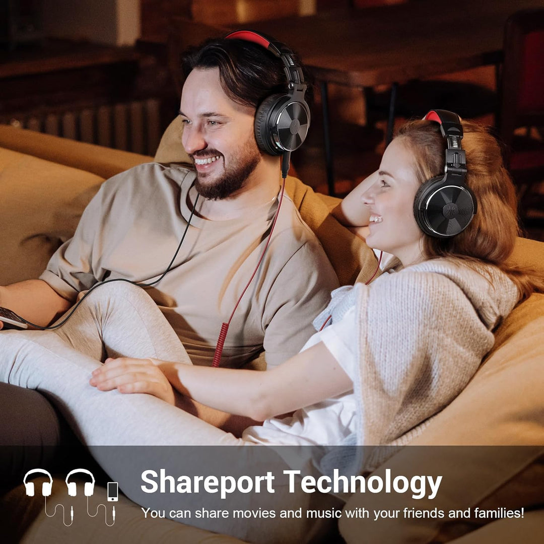 OneOdio Kopfhörer, ohne Adapter, geschlossene Rückseite, DJ-Stereo-Monitor, professioneller Studio-M