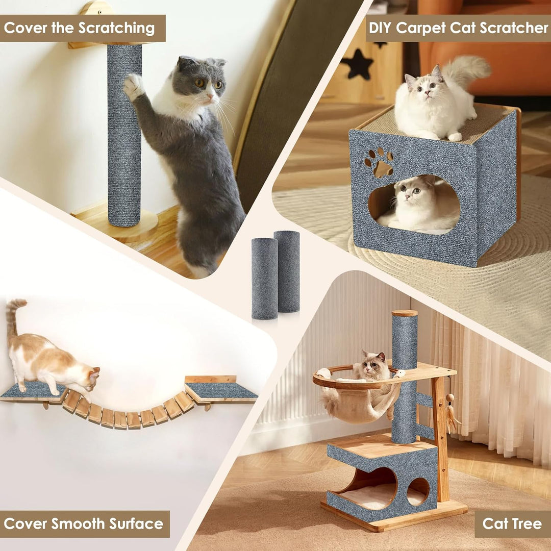Kratzmatte Selbstklebend, 400cmx40cm Selbstklebend Kratzmatte Katze, Kratzschutz Sofa Katze, DIY Kra