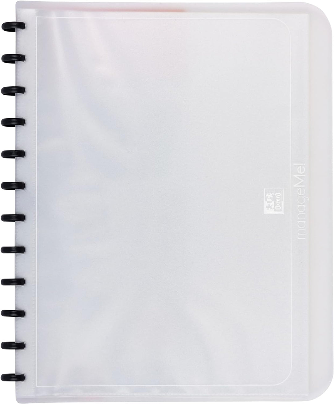 Oxford Ring-Mappe A4, manageMe, Sichtbuch mit 25 Hüllen, farblos, 5er Pack farblos 5er Pack Single,