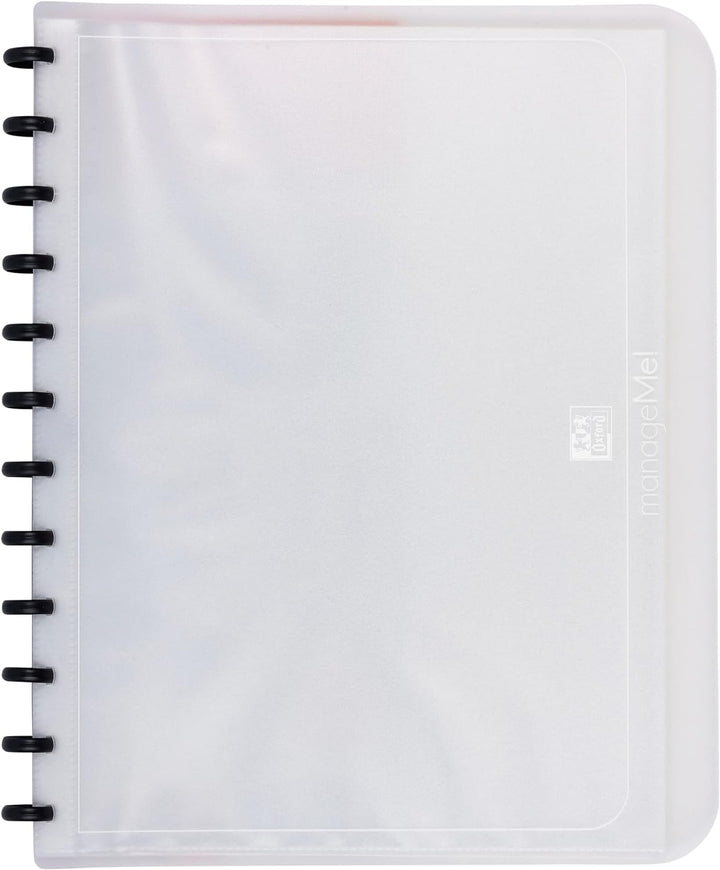 Oxford Ring-Mappe A4, manageMe, Sichtbuch mit 25 Hüllen, farblos, 5er Pack farblos 5er Pack Single,