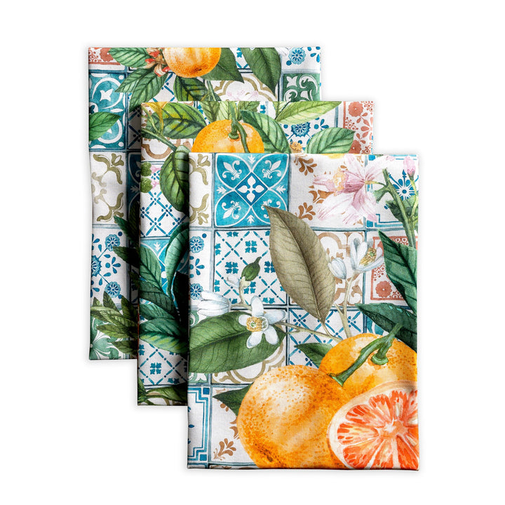 Maison d' Hermine Küchenhandtuch, 100% Baumwolle Set von 3, 50 cm x 70 cm Küchenhandtücher Tischgesc
