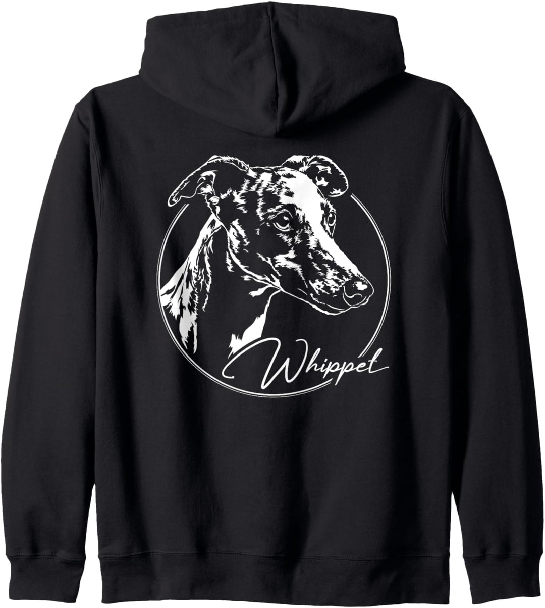 Whippet Hund Hunde Portrait Windhunde Hundeportrait Kapuzenjacke