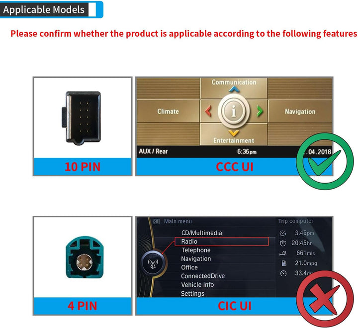 PEMP 8.8“ Linux Bildschirm für BMW E60 E90 CCC Verkabelte und drahtlose CarPlay Nachrüstung Android