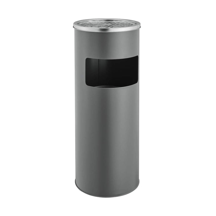 SVITA Standaschenbecher 30 Liter mit Mülleimer Aschenbecher Abfalleimer mit Inneneimer (Grau), Grau