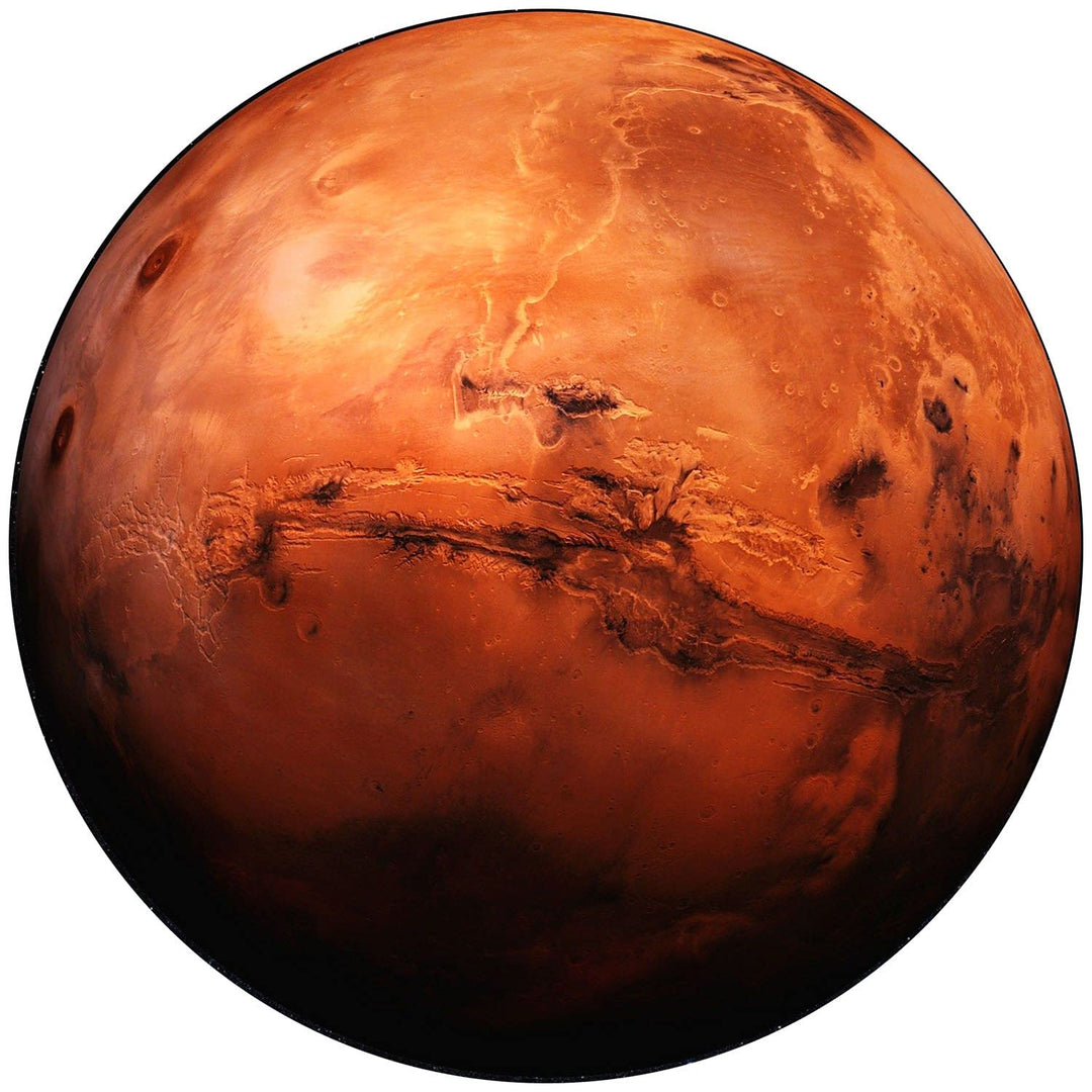 Startonight Bild auf Acrylglas - Die Mars Planet - Abstrakte Modernes Acrylglasbild - Deko Glas 60 c