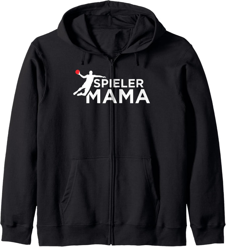 Handball Spieler Mama Handballspieler Teamsport Geschenk Kapuzenjacke