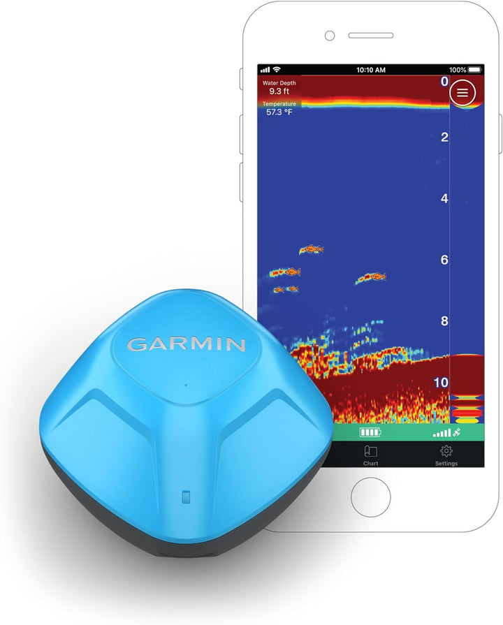 Garmin STRIKER Cast GPS – auswerfbares Echolot für 2D-Echolotbilder von Wasseruntergrundstücken & Fi