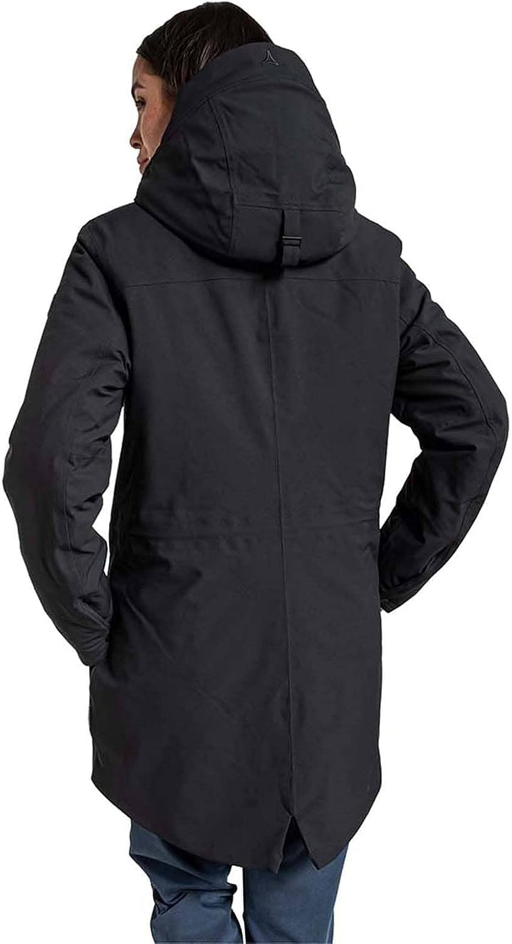 Schöffel Damen Ins. Parka Rotterdam L, wind- und wasserdichter Damen Parka mit verstellbarer Taille,
