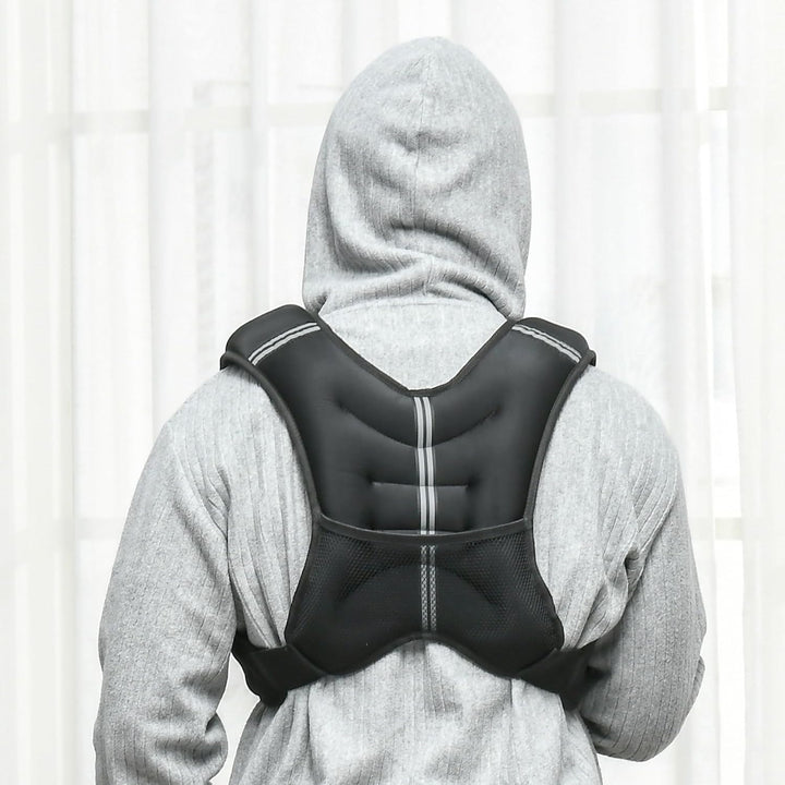 HOMCOM Gewichtsweste Weight Vest verstellbar für Gewicht Tranning Krafttrainning Mann/Frau Oxford-Ge
