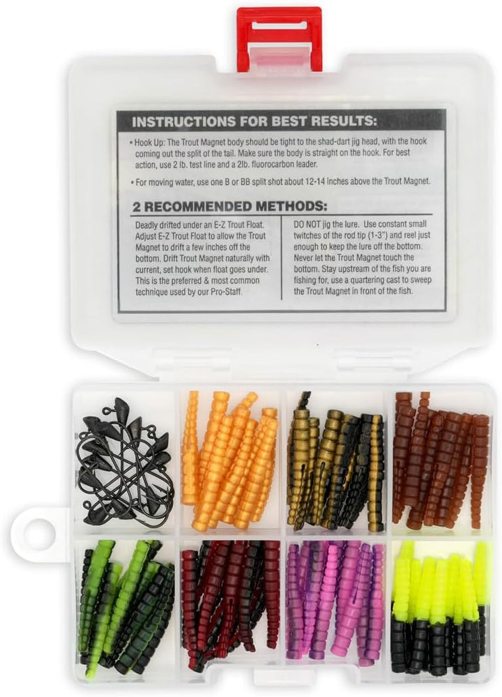 Trout Magnet Herren Panfish Magnet-Set, Mehrfarbig/Meereswellen (Ocean Tides), 15 Pack