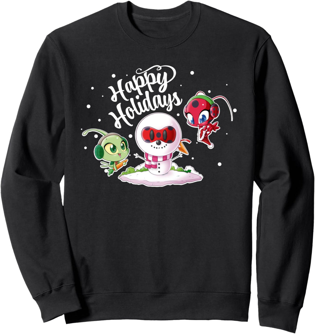 Miraculous Ladybug Frohe Feiertage mit Wayzz & Tikki Sweatshirt