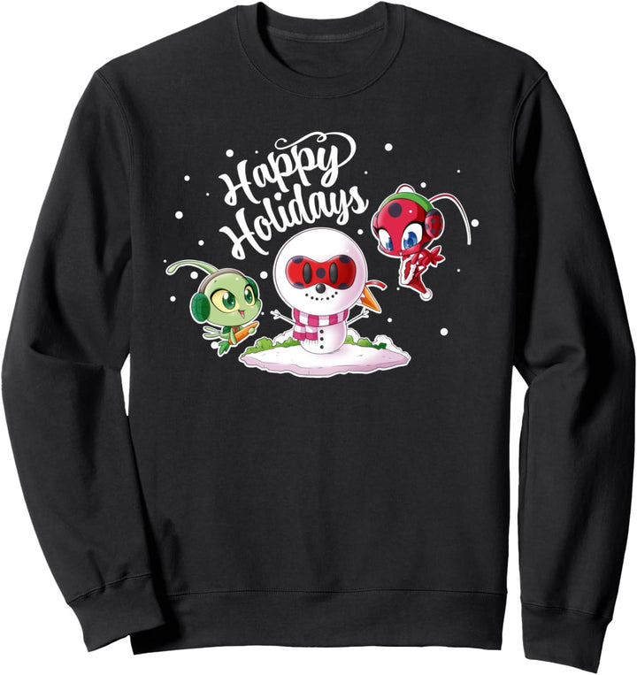 Miraculous Ladybug Frohe Feiertage mit Wayzz & Tikki Sweatshirt