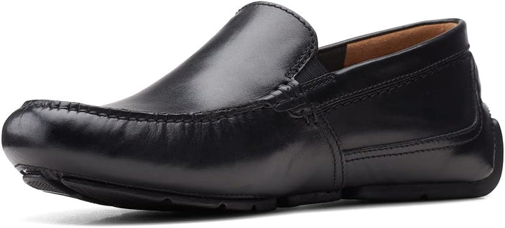 Clarks Herren Markman Plain Mokassin 39.5 EU Black Leather, 39.5 EU Black Leather