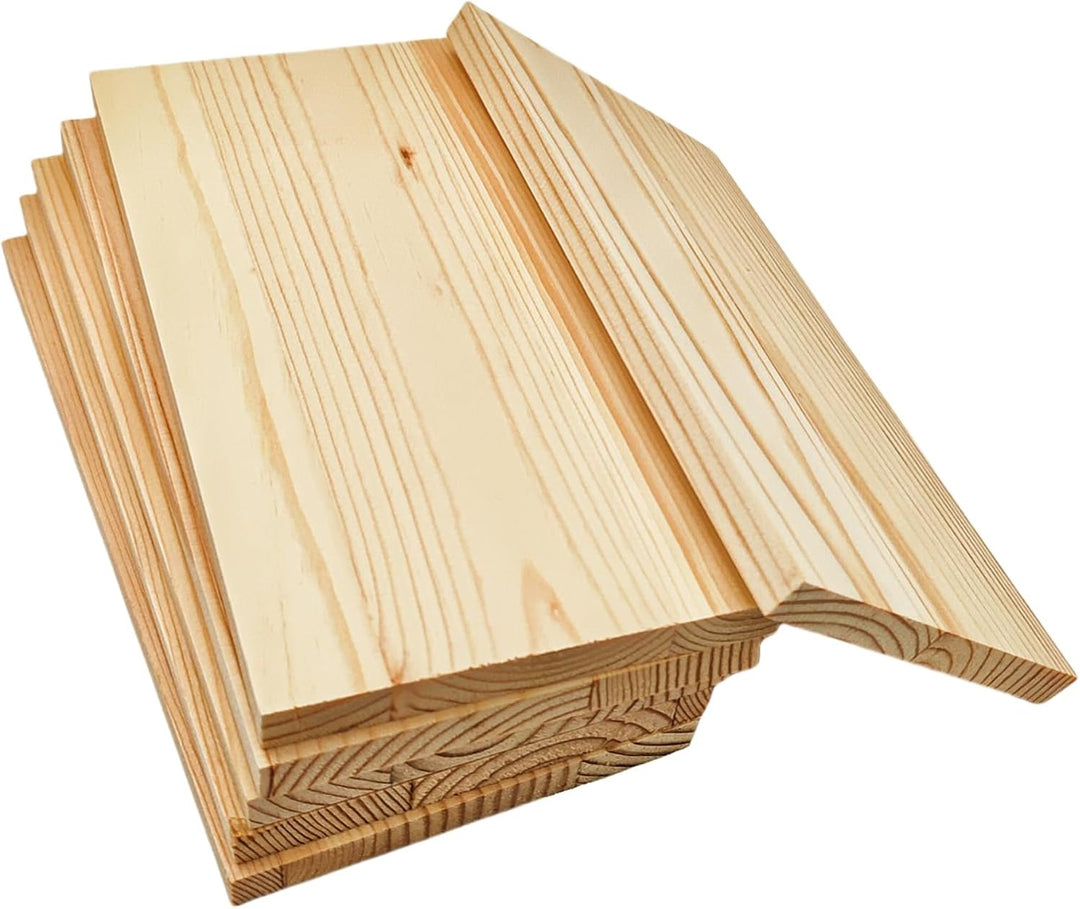Rechteckige Holzbretter, unlackierte Holzblöcke zum Basteln, 20 x 10 x 1 cm, blanko, zum Schnitzen,