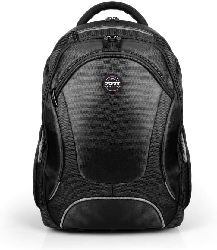 Port Designs COURCHEVEL Multifunktionaler Notebook Rucksack für 17,3 Laptop und 10,1 Tablet, schwarz