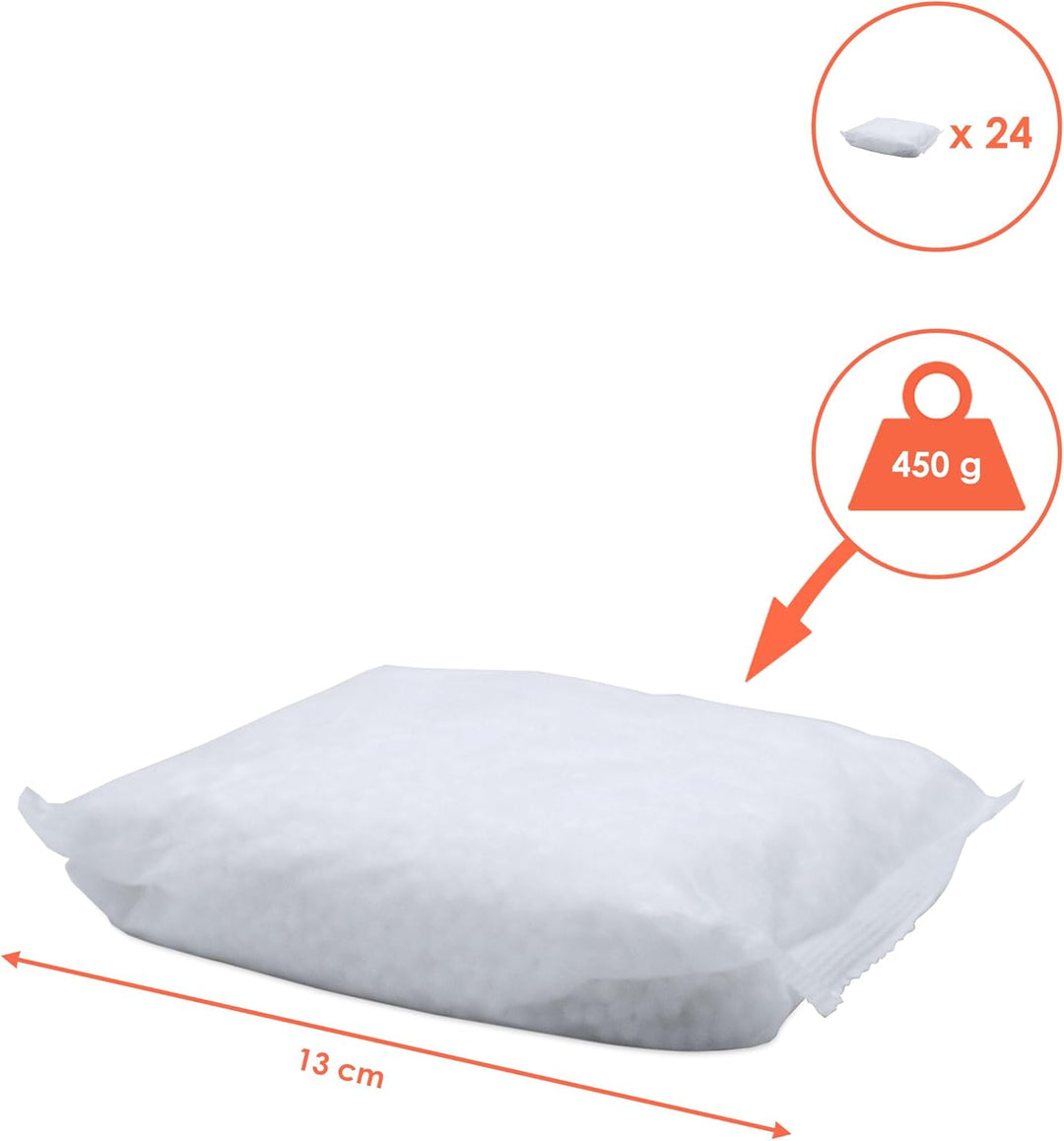 Spetebo 24x 450g Luftentfeuchter Nachfüllpack Ultra Fresh - Nachfüllbeutel für Raum Entfeuchter Nach