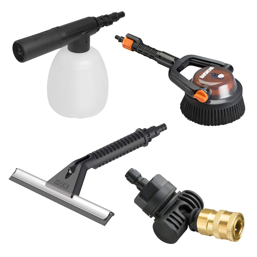 WORX Cleaning Accessory Kit WA4072 Hydroshot Deluxe Reinigungszubehör-Set,