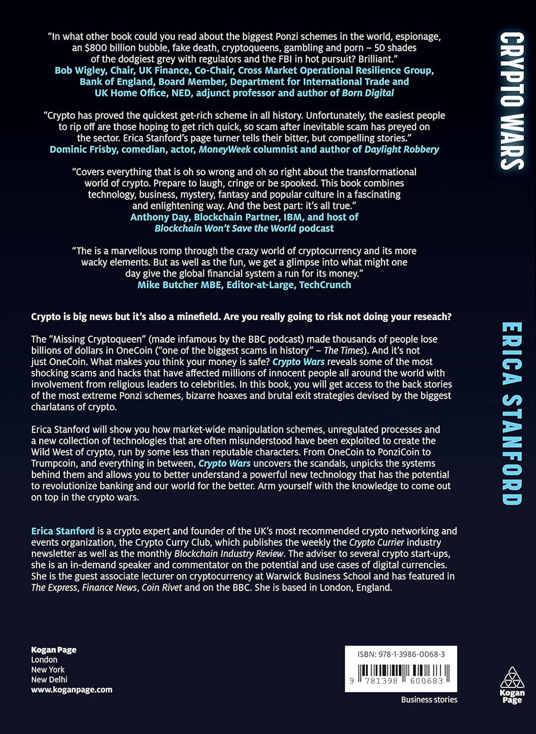 Crypto Wars: Faked Deaths, Missing Billions and Industry Disruption, Taschenbuch
